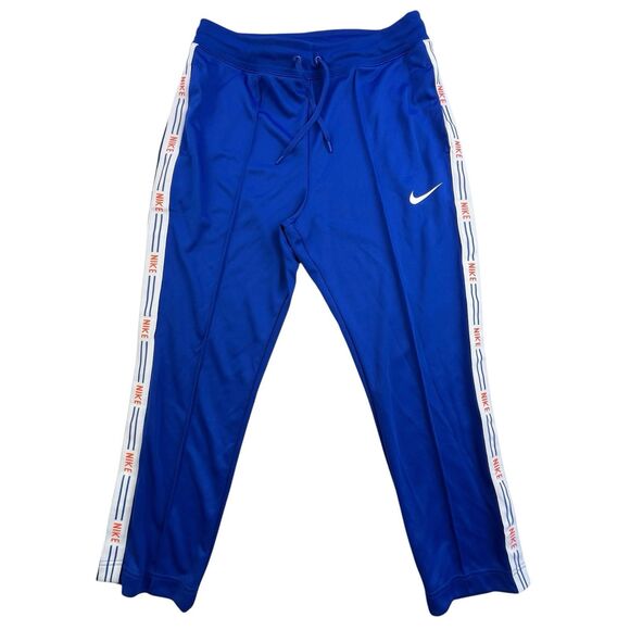 Nike Hyper Femme Pants Women L Sweatpants Track Drawstring Side Stripe Logo - Picture 1 of 13